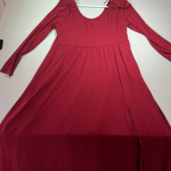 a new day woman's red long sleeve dress size 2X NWT - Picture 4 of 8